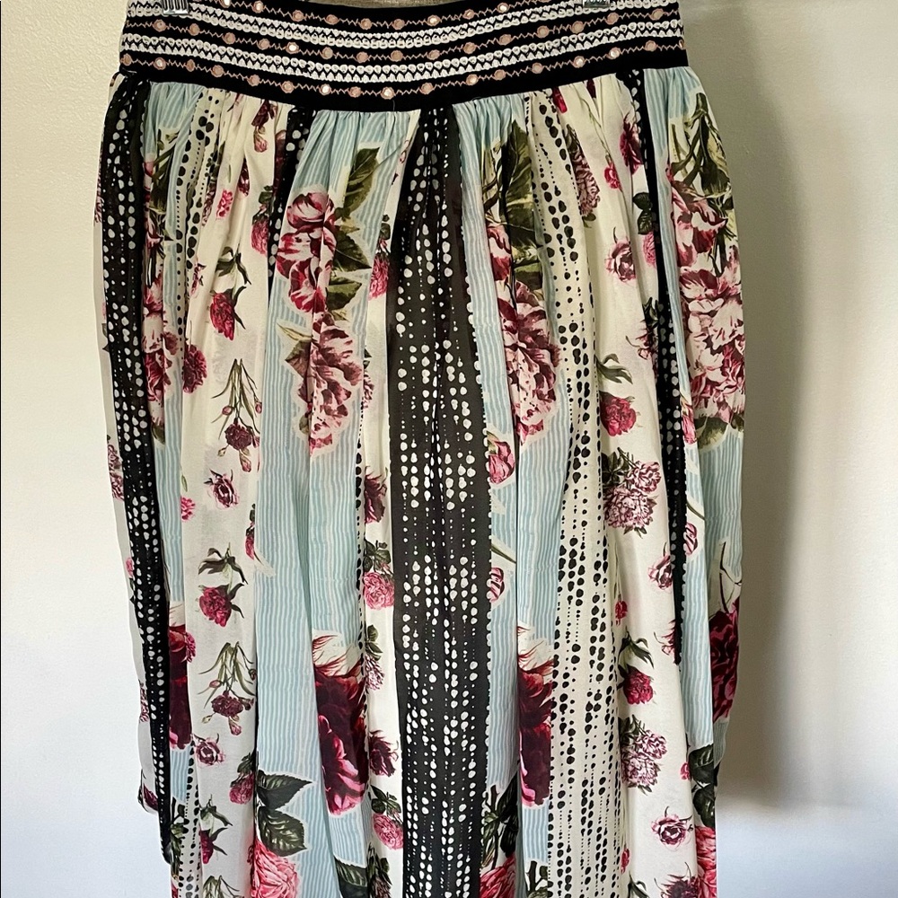 Anthropologie NWT Verb Pallavi Singhee skirt floral 4P